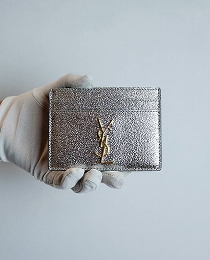 Saint Laurent Monogram Cardholder, front view